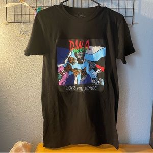 Men’s Black Dog’s Wit Attitude Dog Limited T-Shirt